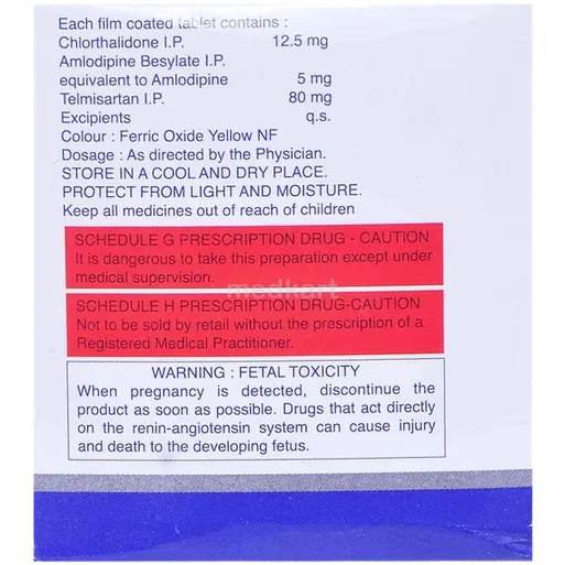 tritelsar 80mg hs tablet 10's
